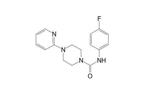 N-(4-fluorophenyl)-4-(2-pyridinyl)-1-piperazinecarboxamide