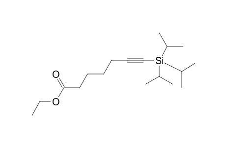 Ethyl 7-(triisopropylsilyl)hept-6-ynoate