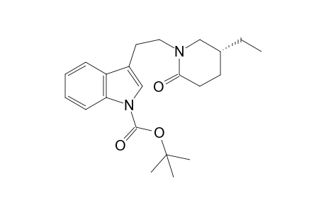 (5R)-1-[2-(N-Boc-indol-3-yl)ethyl]-5-ethylpiperidin-2-one