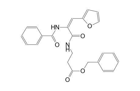 beta-alanine, N-[(2E)-2-(benzoylamino)-3-(2-furanyl)-1-oxo-2-propenyl]-, phenylmethyl ester