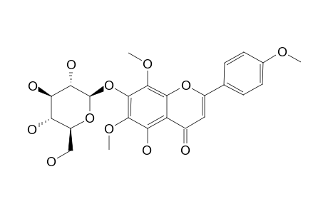 NEVADENSIN-7-O-BETA-D-GLUCOPYRANOSIDE