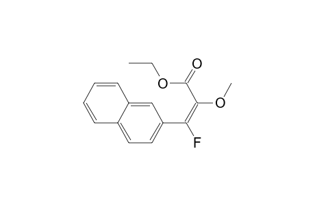 (Z)-3-fluoro-2-methoxy-3-(2-naphthalenyl)-2-propenoic acid ethyl ester