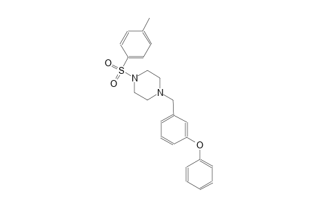 piperazine, 1-[(4-methylphenyl)sulfonyl]-4-[(3-phenoxyphenyl)methyl]-