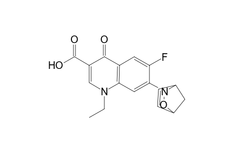 1-Ethyl-6-fluoranyl-7-(3-oxa-2-azabicyclo[2.2.1]hept-5-en-2-yl)-4-oxidanylidene-quinoline-3-carboxylic acid