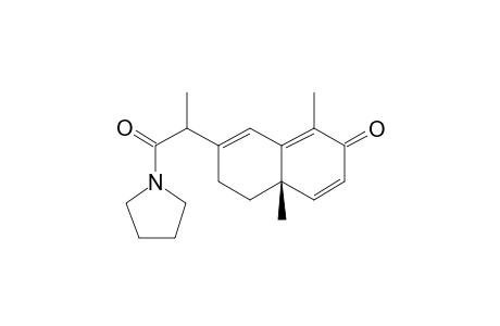 1-[(11S)-3-Oxoeudesma-1,4,6-trien-12-oyl]pyrrolidine
