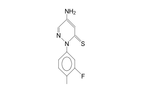 2-(3-Fluoro-4-tolyl)-5-amino-3(2H)-pyridazinthione