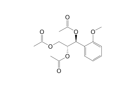 1,2,3-Propanetriol, 1-(2-methoxyphenyl)-, triacetate, (R*,S*)-