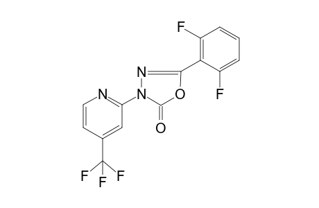 1,3,4-Oxadiazol-2(3H)-one, 5-(2,6-difluorophenyl)-3-[4-(trifluoromethyl)pyridin-2-yl]-