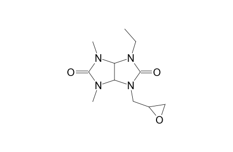 1-Ethyl-4,6-dimethyl-3-(2-oxiranylmethyl)tetrahydroimidazo[4,5-d]imidazole-2,5(1H,3H)-dione