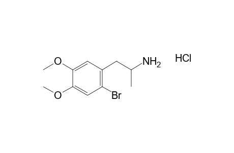 2-bromo-4,5-dimethoxy-alpha-methylphenethylamine, hydrochloride
