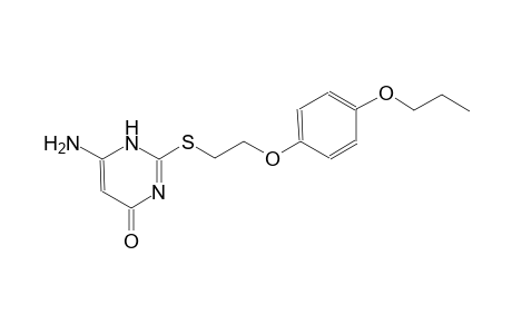 4(1H)-pyrimidinone, 6-amino-2-[[2-(4-propoxyphenoxy)ethyl]thio]-