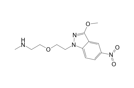 N-Methyl-5-(3-methoxy-5-nitro-1H-indazol-1-yl)-3-oxapentylamine