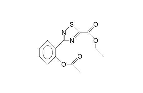 3-(2-Acetoxy-phenyl)-1,2,4-thiadiazole-5-carboxylic acid, ethyl ester