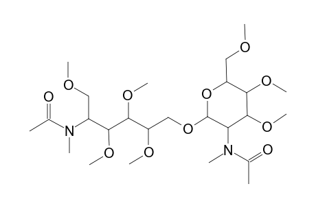 D-Glucitol, 2-(acetylmethylamino)-6-O-[2-(acetylmethylamino)-2-deoxy-3,4,6-tri-O- methyl-.alpha.-D-glucopyranosyl]-2-deoxy-1,3,4,5-tetra-O-methyl-