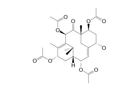 5-ALPHA-HYDROXY-2-ALPHA,7-BETA,10-BETA,13-ALPHA-TETRAACETOXY-2(3-20)-ABEOTAXA-4(20),11-DIEN-9-ONE