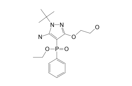 [5-AMINO-1-(TERT.-BUTYL)-3-(2-HYDROXYETHOXY)-1H-PYRAZOL-4-YL]-(PHENYL)-PHOSPHINIC-ACID-ETHYLESTER