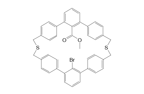 2'-(Methoxycarbonyl)-2'-bromobis(1,1':4',1"-terphenyl-4,4"-dimethyl)disulfide