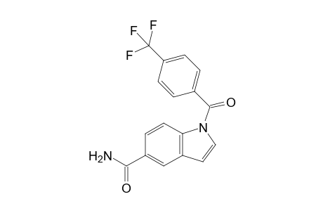 1-[4-(trifluoromethyl)benzoyl]-1H-indole-5-carboxamide