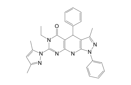 7-(3,5-DIMETHYL--PYRAZOLYL)-6-ETHYL-3-METHYL-1,4-DIPHENYL-4,6,9-TRIHYDRO-PYRAZOLO-[5,4-B]-PYRIMIDINE-[5,4-E]-PYRIDIN-5-ONE