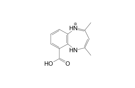 6-(Hydroxycarbonyl)-2,4-dimethyl-5H-benzo[b]-[1,4]diazepin-1-ium - Trifluoroacetate