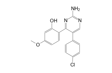 phenol, 2-[2-amino-5-(4-chlorophenyl)-4-pyrimidinyl]-5-methoxy-
