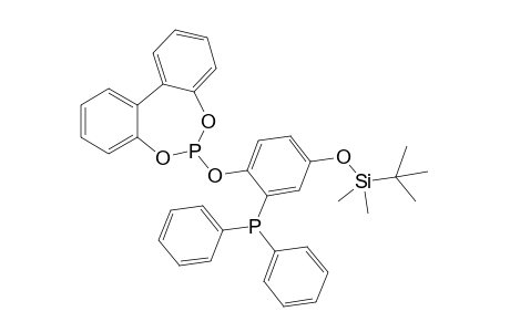 6-[4-(tert-Butyldimethylsilyloxy)-2-diphenylphosphanylphenoxy]-5,7-dioxa-6-phosphadibenzo[a,c]cycloheptene