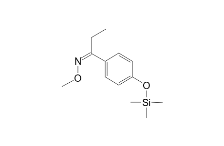 Propiophenone <4'-hydroxy->, methoxime, isomer 1