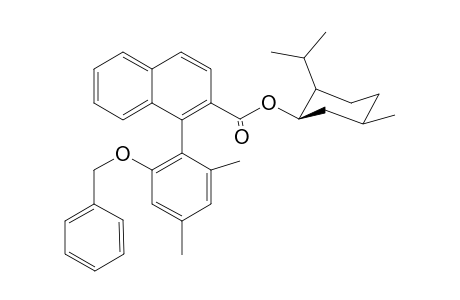 1"R-Menthyl M-1-(2'-benzyloxy-4',6'-dimethylphenyl)-2-naphthoate