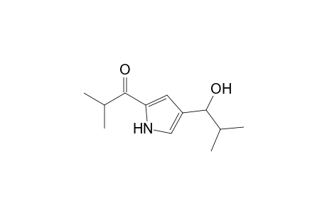 4-(1'-Hydroxyisobutyl)-2-isobutyryl-1H-pyrrole