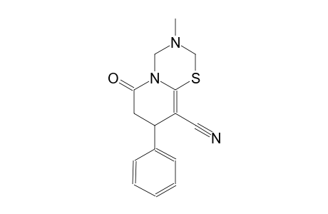 2H,6H-pyrido[2,1-b][1,3,5]thiadiazine-9-carbonitrile, 3,4,7,8-tetrahydro-3-methyl-6-oxo-8-phenyl-