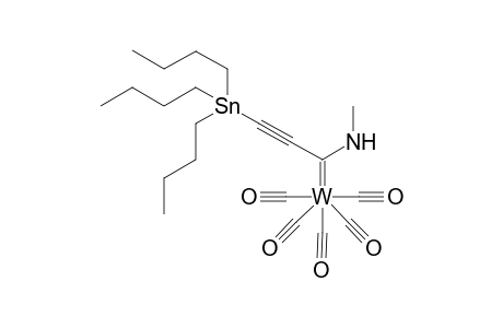 Pentacarbonyl{ ( 1-methylamino-3-tributylstannyl)propynylidene] tungsten