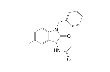 N-(1-benzyl-5-methyl-2-oxo-2,3-dihydro-1H-indol-3-yl)acetamide