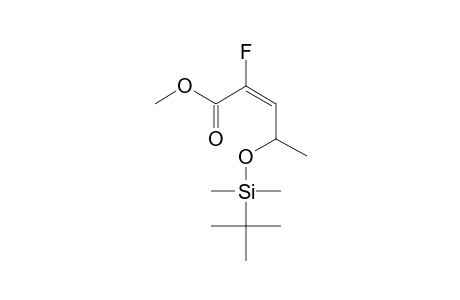 METHYL-(E)-2-FLUORO-4-[(TERT.-BUTYLDIMETHYLSILYL)-OXY]-2-PENTENOATE