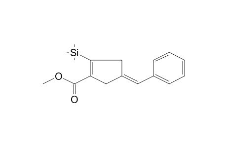 Methyl (4Z)-4-benzylidene-2-(trimethylsilyl)-1-cyclopentene-1-carboxylate
