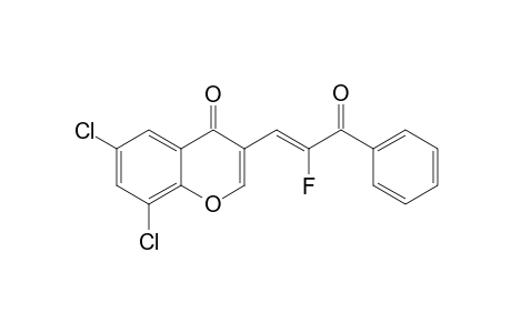 (Z)-6,8-DICHLORO-3-(2-FLUORO-2-BENZOYLVINYL)-4-CHROMONE