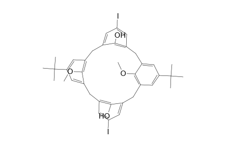 Pentacyclo[19.3.1.13,7.19,13.115,19]octacosa-1(25),3,5,7(28),9,11,13(27),15,17,19(26),21,23-dodecaene-25,27-diol, 5,17-bis(1,1-dimethylethyl)-11,23-diiodo-26,28-dimethoxy-