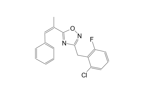 1,2,4-oxadiazole, 3-[(2-chloro-6-fluorophenyl)methyl]-5-[(Z)-1-methyl-2-phenylethenyl]-