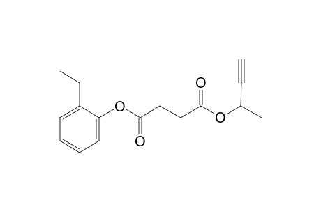 Succinic acid, but-3-yn-2-yl 2-ethylphenyl ester