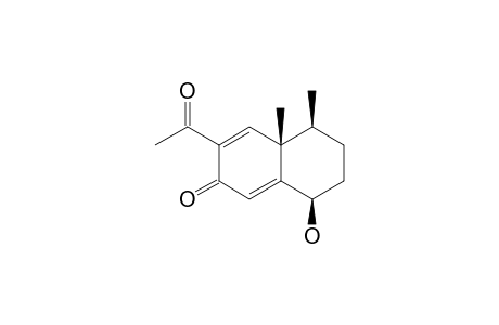 1.beta.-Hydroxy-6,9-dien-8-oxo-eremophil-11-nor-11-ketone