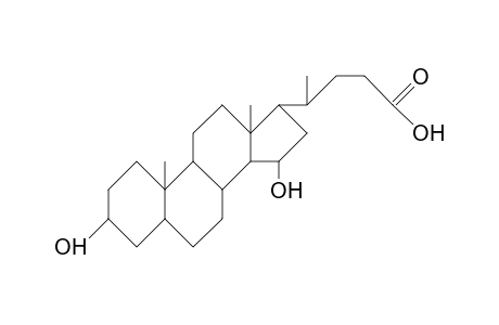 3.alpha.,15.beta.-Dihydroxy-5.beta.-cholanic acid