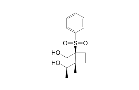 (1R)-1-[(2S)-2-Benzenesulfonyl-2-hydroxymethyl-(1R)-1-methylcyclobutyl]ethanol