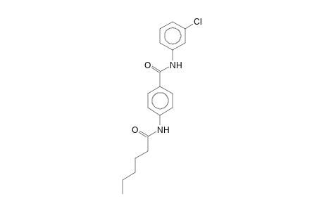 4-(caproylamino)-N-(3-chlorophenyl)benzamide