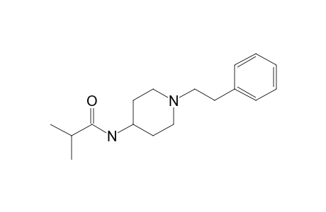 1-(2-Phenylethyl)-4-piperidinamine, N-(2-methylpropionyl)-