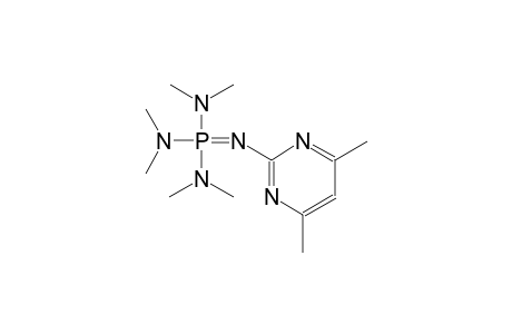 [bis(dimethylamino)[(4,6-dimethylpyrimidin-2-yl)imino]-?5-phosphanyl]dimethylamine