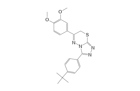 3-(4-tert-butylphenyl)-6-(3,4-dimethoxyphenyl)-7H-[1,2,4]triazolo[3,4-b][1,3,4]thiadiazine