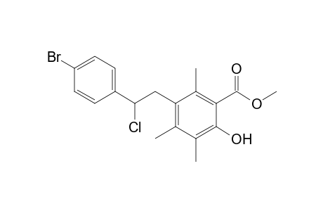 Methyl 5-[2-(4-Bromophenyl)-2-chloroethyl]-3,4,6-trimethylsalicylate