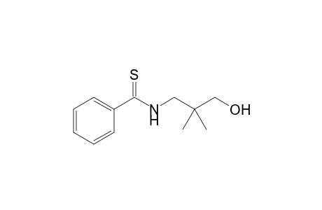 N-(2,2-dimethyl-3-oxidanyl-propyl)benzenecarbothioamide