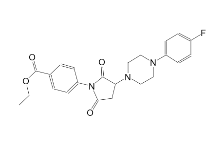 benzoic acid, 4-[3-[4-(4-fluorophenyl)-1-piperazinyl]-2,5-dioxo-1-pyrrolidinyl]-, ethyl ester