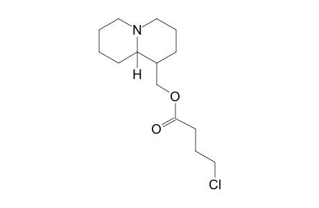 (1R,9aR)-octahydro-2H-quinolizin-1-ylmethyl 4-chlorobutanoate