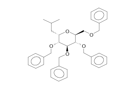 ALPHA-1,5-ANHYDRO-1-C-ISOBUTYL-2,3,4,6-TETRA-O-BENZYL-D-GLUCITOL